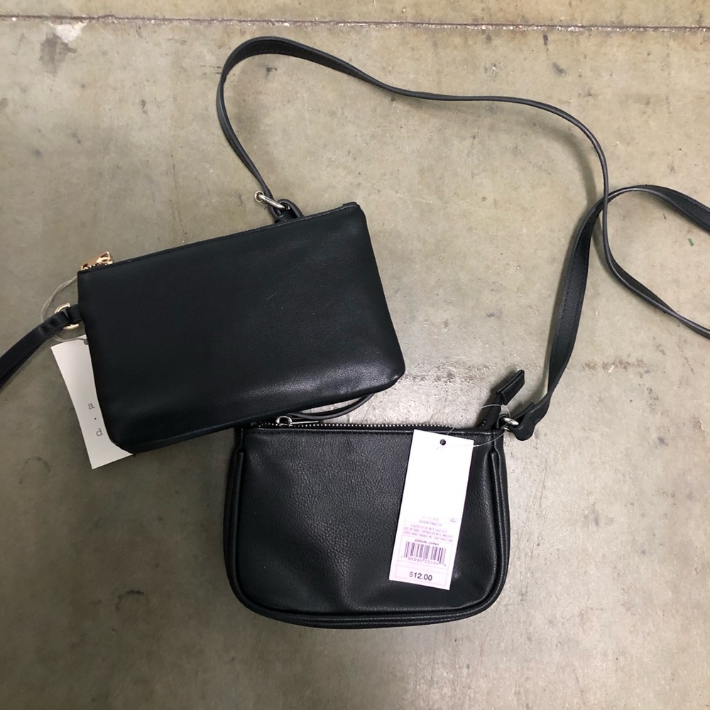 2 black clutches. Both brand new.